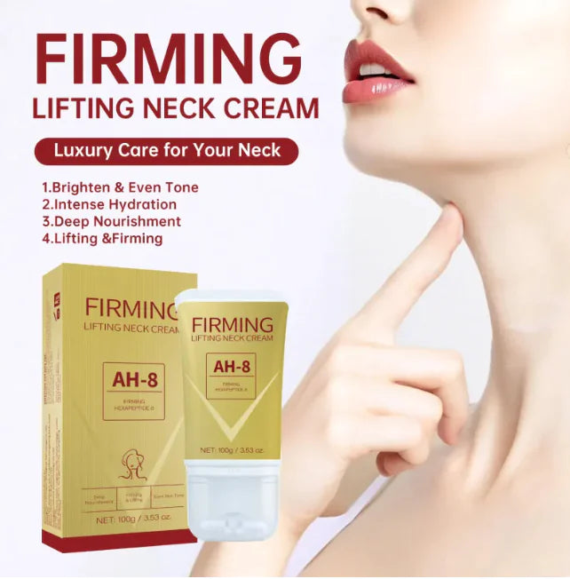 Neck Firming Roller Cream for Lifting & Smoothing Neck Lines, Deep Nourishment, Massage Applicator, 100g