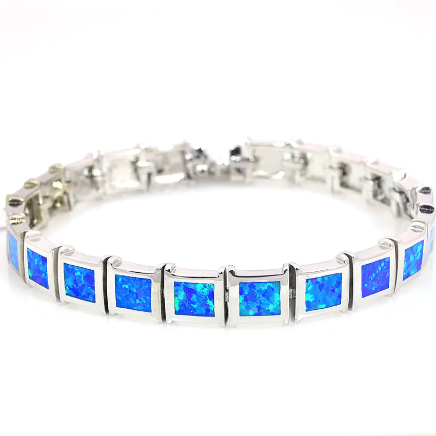 Hawaiian Square Opal Stylish Bracelet